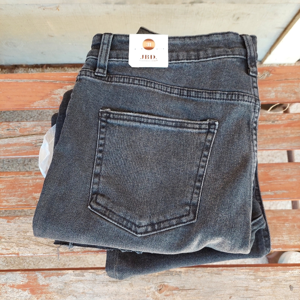 Dolls Kill Punk Rave boyfriend Jeans by Just Black Denim